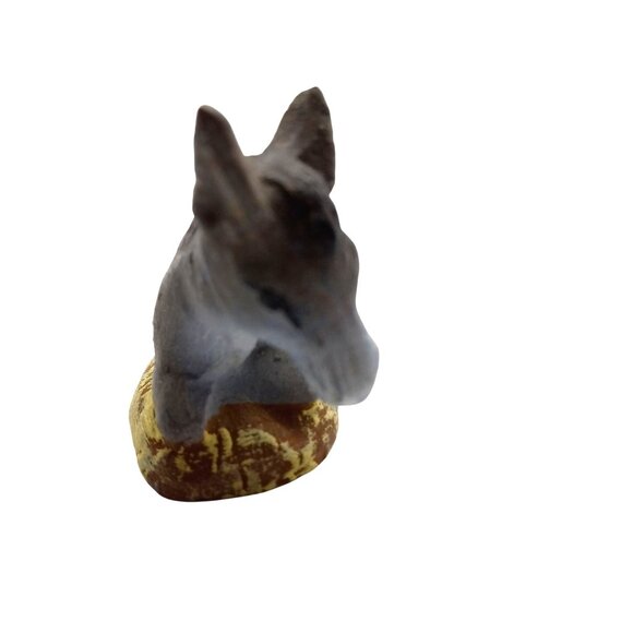 Santons Paul Fouque Donkey Figurine Nativity Decor Terracotta Miniature France - Picture 2 of 7